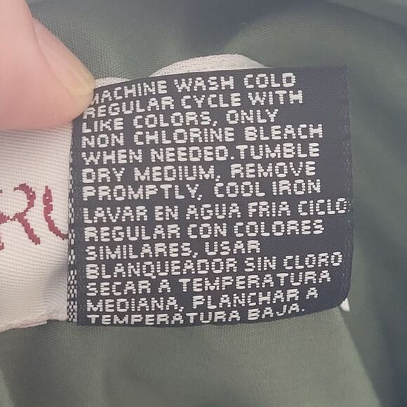 Vintage Shirt Mens 2XB Rugged Run Green Button Pockets Short Sleeve 2X Big READ - Picture 8 of 12